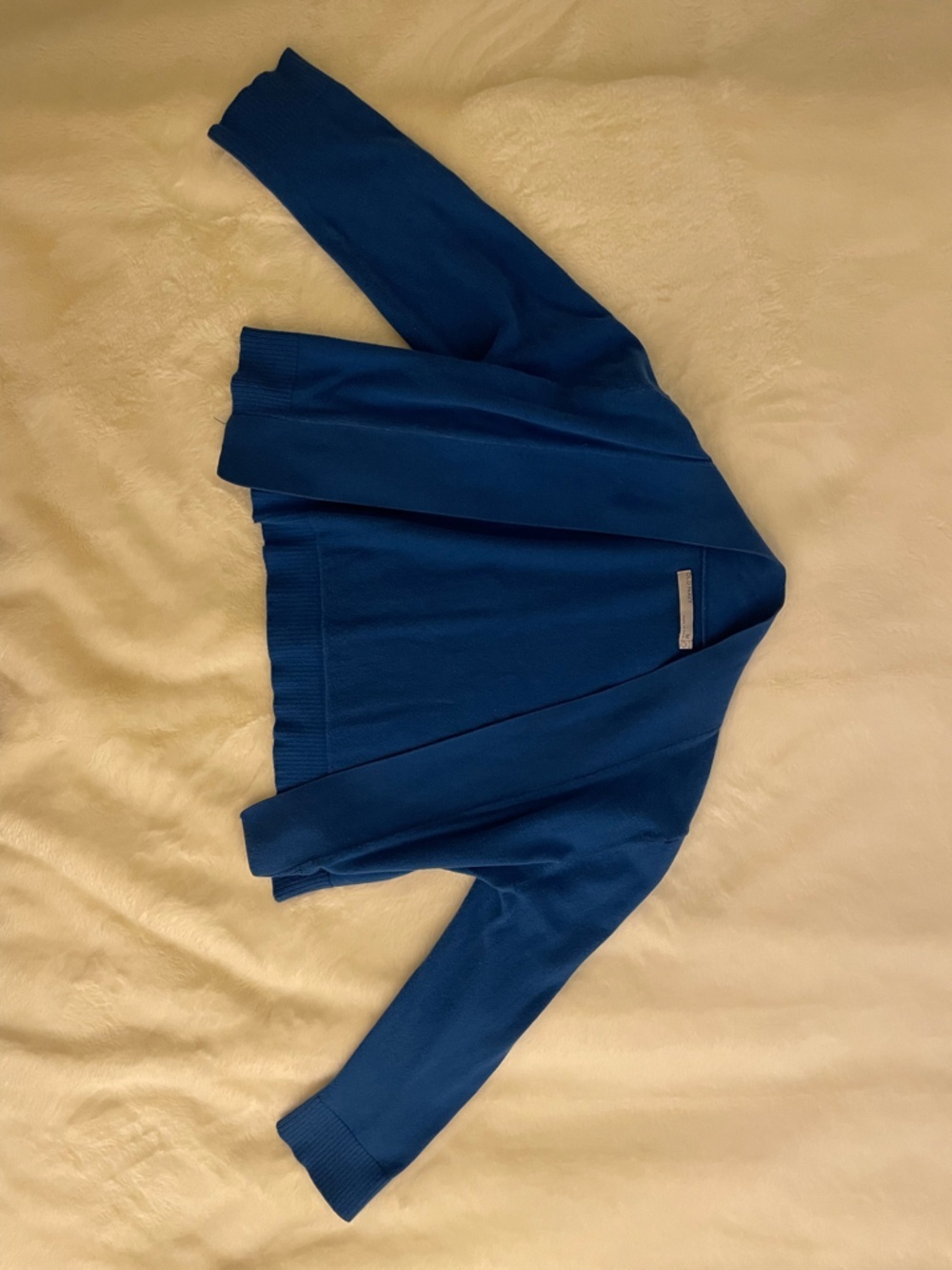 Old Navy Dark Blue Cardigan Sweater Cotton Office Beach Casual Light Cover Up - Picture 6 of 13